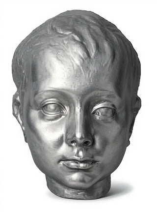 Infant Christ Mask Statue - 7-inch
