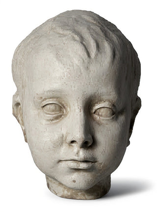 Infant Christ Mask Statue - 7-inch
