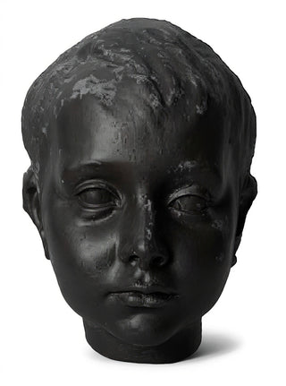 Infant Christ Mask Statue - 7-inch