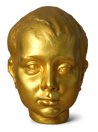 Infant Christ Mask Statue - 7-inch