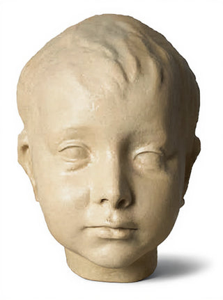 Infant Christ Mask Statue - 7-inch