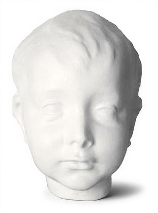 Infant Christ Mask Statue - 7-inch