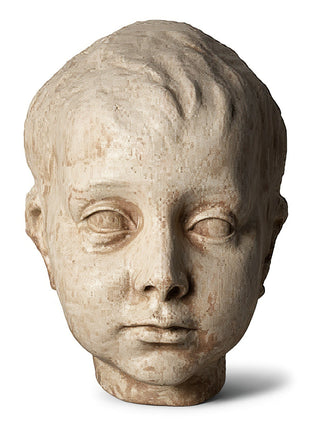 Infant Christ Mask Statue - 7-inch