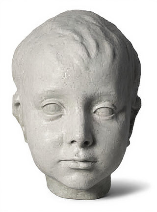Infant Christ Mask Statue - 7-inch