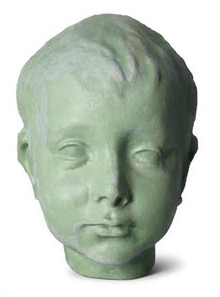 Infant Christ Mask Statue - 7-inch