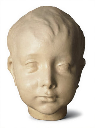 Infant Christ Mask Statue - 7-inch