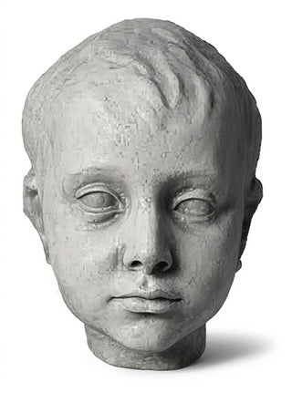 Infant Christ Mask Statue - 7-inch