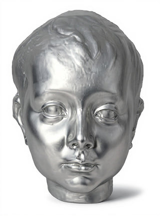 Infant Christ Mask Statue - 7-inch