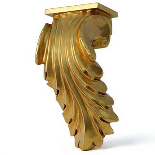 Leaf Bracket - 11-inch — Antique Gold finish