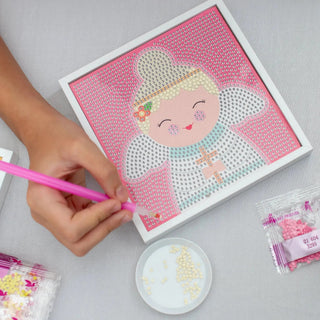 Gem Art Craft Kit Guardian Angel (pink)