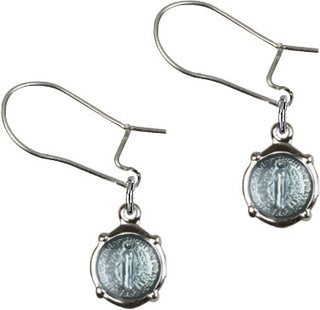 Sterling Silver Dangle Miraculous Earrings