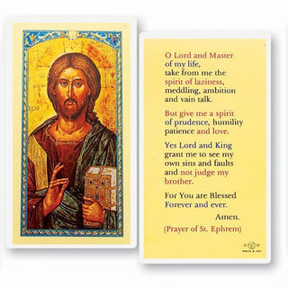 25-Pack - Prayer Of St Ephrem Holy Card