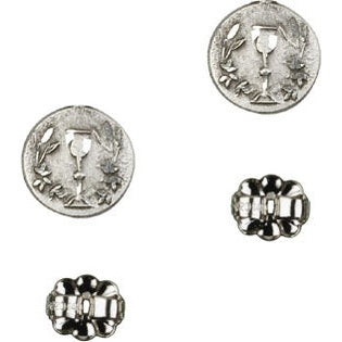 Sterling Silver Post Communion Earrings