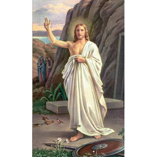 100-Pack - Risen Christ Holy Card