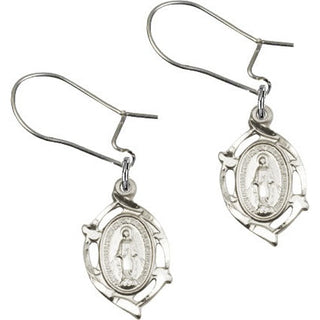 Sterling Silver Dangle Miraculous Earrings