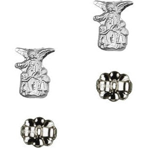 Sterling Silver Post Littlest Angel Earrings