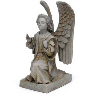 Angel Gabriel from the Annunciation Statue - 8-inch — Antique Stone finish