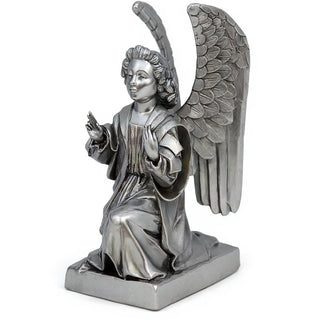 Angel Gabriel from the Annunciation Statue - 8-inch — Antique Silver finish