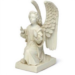 Angel Gabriel from the Annunciation Statue - 8-inch — Antique White finish