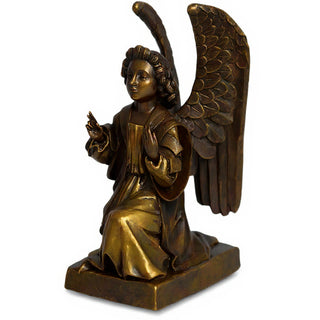 Angel Gabriel from the Annunciation Statue - 8-inch — Bronze finish