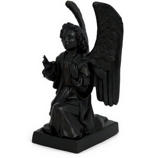 Angel Gabriel from the Annunciation Statue - 8-inch — Flat Black finish
