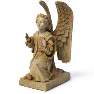 Angel Gabriel from the Annunciation Statue - 8-inch — Gothic Stone finish