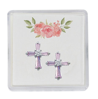 16-inch Pink Cubic Zirconia Pend
