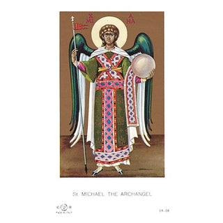 100-Pack - St Michael The Archangel Holy Card