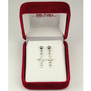 Rf Cross Earrings