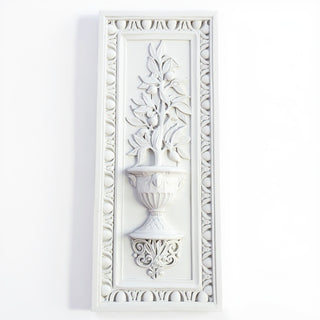 Lemon Tree Panel Wall Plaque - 37-inch — Flat White finish