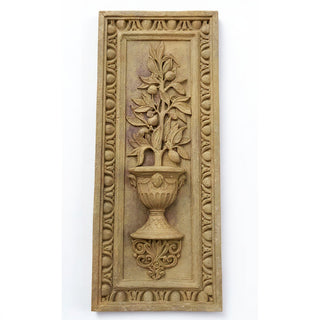 Lemon Tree Panel Wall Plaque - 37-inch — Gothic Stone finish