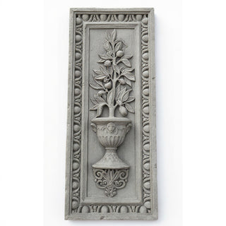 Lemon Tree Panel Wall Plaque - 37-inch — Old Stone finish