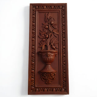 Lemon Tree Panel Wall Plaque - 37-inch — Rust finish
