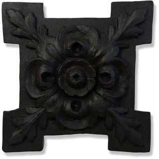 Rosette Fragment Wall Fragment — Iron finish