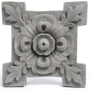 Rosette Fragment Wall Fragment — Limestone finish