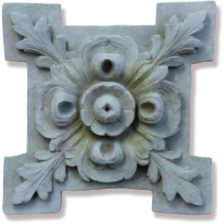 Rosette Fragment Wall Fragment — Mossy Green finish