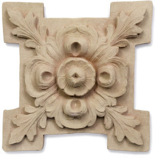 Rosette Fragment Wall Fragment — Museum Terracotta finish