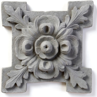Rosette Fragment Wall Fragment — Old Stone finish
