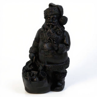Santa Claus Figure - 19-inch — Dusted Black finish