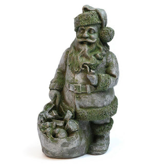 Santa Claus Figure - 19-inch — Mossy Green finish