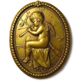 Angel Panel Wall Panel - 32-inch — Antique Gold finish