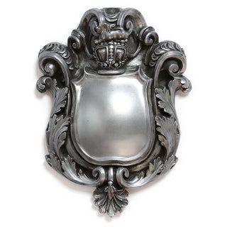 Knickerbocker Crest Wall Plaque - 30-inch — Antique Silver finish