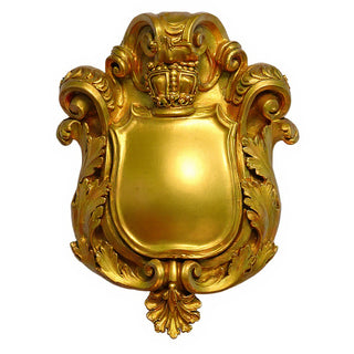 Knickerbocker Crest Wall Plaque - 30-inch — Deep Gold finish