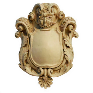 Knickerbocker Crest Wall Plaque - 30-inch — Dusted Sand finish