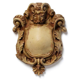 Knickerbocker Crest Wall Plaque - 30-inch — Gothic Stone finish
