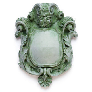 Knickerbocker Crest Wall Plaque - 30-inch — Mossy Green finish