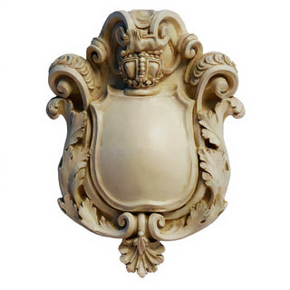 Knickerbocker Crest Wall Plaque - 30-inch — Museum Terracotta finish