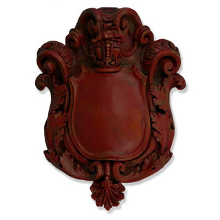Knickerbocker Crest Wall Plaque - 30-inch — Rust finish