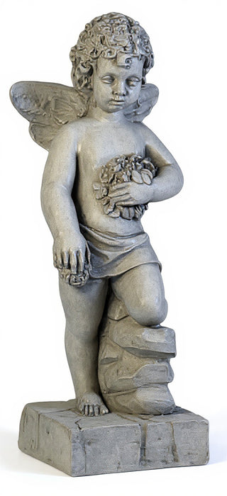 Winged Angel Statue - 18-inch