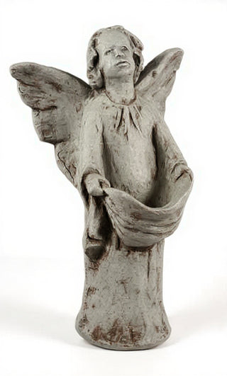 Angel With Drape Statue - 17-inch